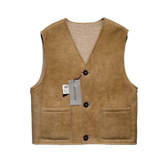 Our Legacy Reversible Shearling nubuck leather Tosto vest